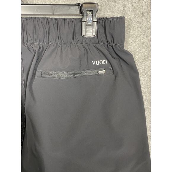Vuori Pants Mens Large Performance Joggers Elastic Waist Drawstring Zip Pocket - Picture 14 of 14